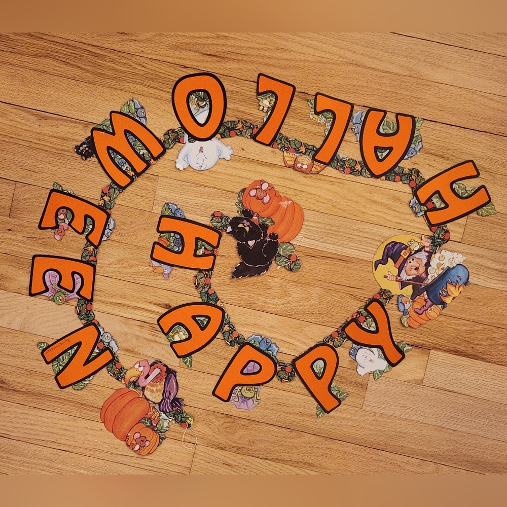 Amscan Halloween Banner - Orange and Black
